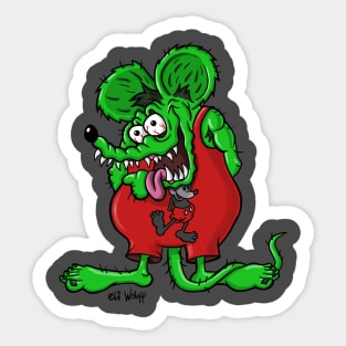 rotten rat Sticker